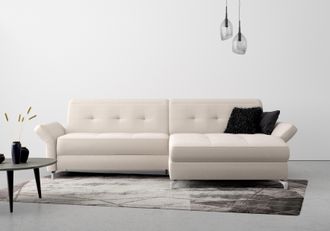 Inosign Ecksofa »Maredo L-Form« Federkern, wahlweise auch mit Kopfteil- und Armlehnverstellung