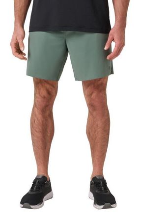 Travis Mathew Court Ready Active E-Waist Shorts in Balsam Green at Nordstrom, Size Xx-Large
