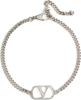 Valentino Garavani Silver VLogo Signature bracelet