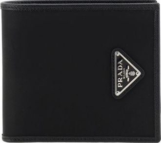 Prada Zwarte Nylon Portemonnee