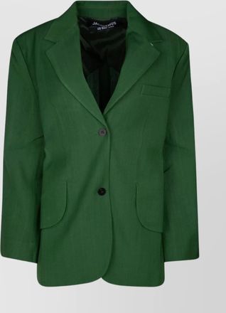 Jacquemus lapel jacket featuring notch lapels