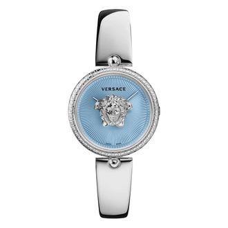 Versace Horloge - Dames - Horloges - Blauw - ONE Size - Accessoires