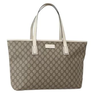 Gucci Pre-owned Tote Bags, female, Beige, Size: ONE SIZE Pre-owned Tote Bag