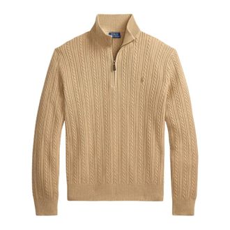 Ralph Lauren Pullover met col - Heren - Truien - Beige - Maat: S