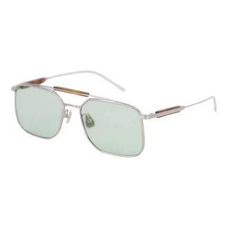 Brunello Cucinelli Brunello Cucinelli, Sunglasses, unisex, Gray, Size: 55 MM Pilot Photochromic Sunglasses