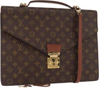 Louis Vuitton Pre-owned Handbags, female, Brown, Size: ONE SIZE Pre-owned Vintage Canvas Handbag