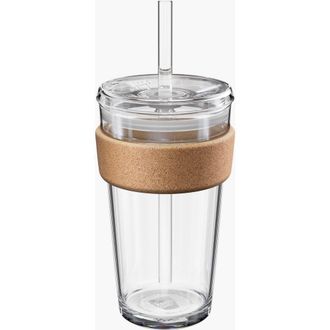 KeepCup Cold Cup Cork with Coffee Straw in Clear at Nordstrom, Size Large