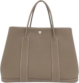 Herm&egrave;s Pre-owned Garden Party 36 Negonda Tote Bag - Dames - Vintage Shopper - Bruin - ONE Size - Leer - Vintage