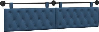 vidaXL Cabecero Colgante Azul Tela Vidaxl