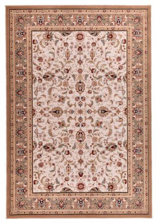 THEKO Alfombra de lana tejida a m&aacute;quina - beige - 60x120 cm