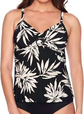 Trimshaper Cara Embellished Tankini Top In Photo Op