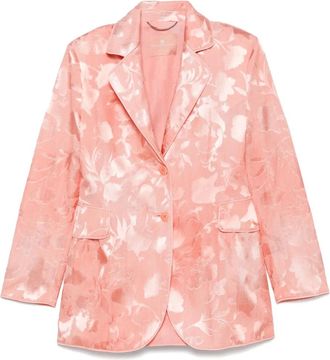 Ermanno Scervino Blazer a fiori - Rosa