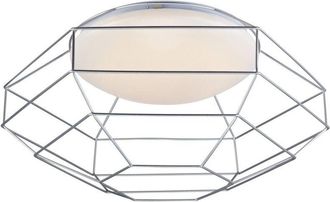 Markslöjd Nest - Lámpara colgante de techo led Cage Flush Blanco - Markslojd