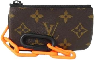 Louis Vuitton Pre-owned Bags, male, Brown, Size: ONE SIZE Pre-owned Pochette Cle Monogram Coin Key Case