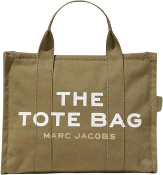 Marc Jacobs De Medium Tote Bag - Dames - Shoppers - Groen - ONE Size - Katoen - Tassen