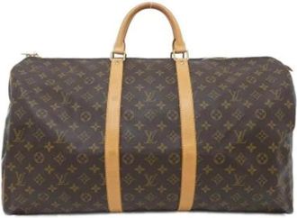 Louis Vuitton Pre-owned Boston Bag - Dames - Vintage Weekendtas - Bruin - ONE Size - Vintage