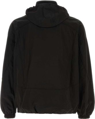 Wooyoungmi Mens Jumper Jacket Black Polyester Nylon Cotton
