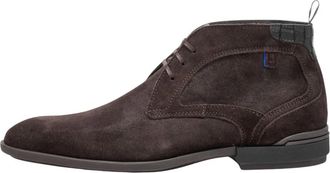 Floris Van Bommel De Hakker Veterlaars - Heren - Veterlaarzen - Bruin - 46 2/3 EU - Schoenen