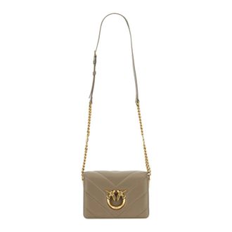 Pinko Love Click Mini - - Bags - Donna - Beige - ONE SIZE