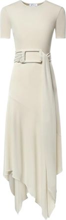 Alaia Midi Kleedjes - Dames - Casual kleedjes - Beige - XS - Kleedjes