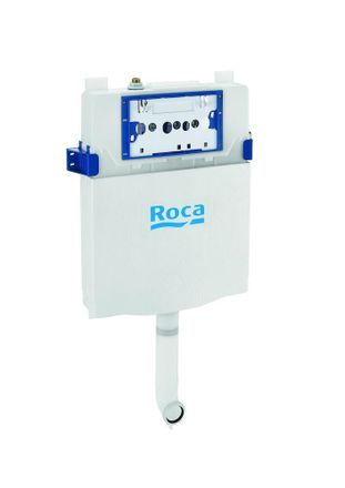 Roca Roca - Cisterna Empotrable Compacta Con Doble Descarga Para Inodoro De Tanque Alto O Empotrable Basic Tank One Compact