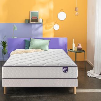 Merinos Ensemble matras met pocketveren en lattenbodem, Cheer Bed