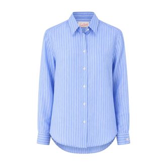 MC2 Saint Barth Mdh001-08997L Shirt - female - MC2 Saint Barth - Shirts - Blue - S - Blouses & Shirts