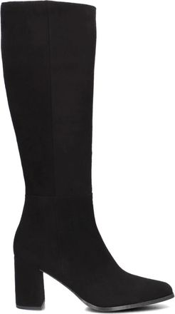 Notre-V Elegante Hoge Laarzen Model 33090 - Dames - Laarzen met Hak - Zwart - 41 EU - Su&egrave;de - Schoenen