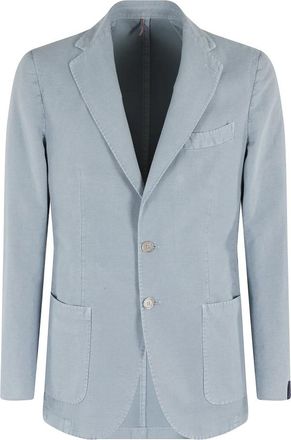 Santaniello Katoen Linnen Blazer Sky Blue - Heren - Blazers - Blauw - XL - Katoen - Jassen