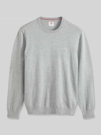 Levi's Regular Fit Sweatshirt aus Baumwoll-Mix in Hellgrau, Gr&ouml;&szlig;e XXL