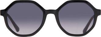 Moschino Grey Gradient Geometric Ladies Sunglasses MOL076/S 0807/9O 52