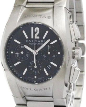 Bulgari Pre-owned Watches, male, Black, Size: ONE SIZE Pre-owned Ergon Eg35Sch Wristwatch