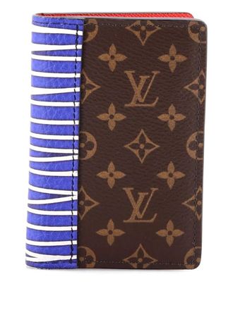 Louis Vuitton Pocket Organizer Patchwork Monogram Canvas and Printed Leather small wallets - Marrone
