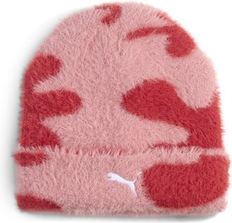 Puma Berretto a corona media in tessuto spazzolato con stampa, Accessori, Rosa, OSFA