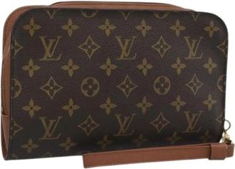 Louis Vuitton Pre-owned Clutch Bag - Dames - Vintage Clutch - Bruin - ONE Size - Vintage