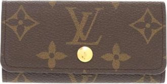 Louis Vuitton Pre-owned Canvas Sleutelhouder - Dames - Vintage Accessoires - Bruin - ONE Size - Vintage