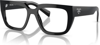Prada 52mm Irregular optical glasses in Black at Nordstrom