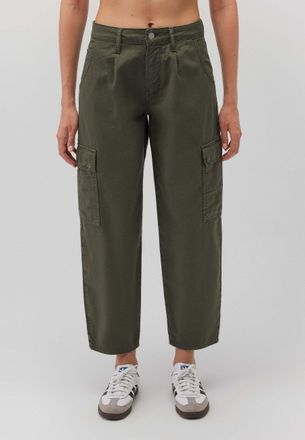 Mavi Cargohose MAVI Mavi Cargohose Jacy, Damen, Gr. 27, L&auml;nge 32, gr&uuml;n, Obermaterial: 98% Baumwolle CO. 2% Elasthan EL., Hosen Cargohose