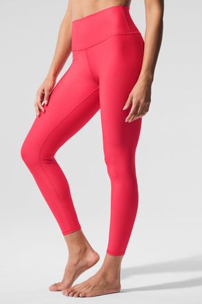 Alo | 7/8 High-Waist Airlift Legging in Candy Red, Size: Medium
