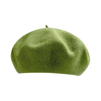 Generic Wool Beret Hat French Beret Cap Winter Artist Painter Hat Solid Color for Women Womens Beret Hat French Artist Cap Solid Color Wool Casual Classic Fre
