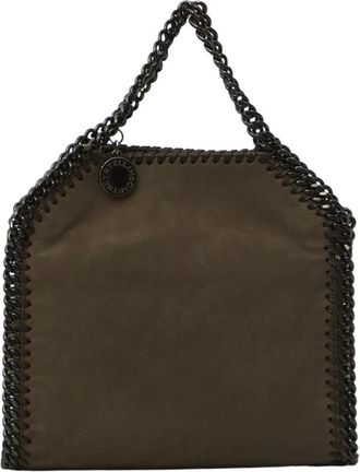 Stella McCartney Falabella Tiny Handtas - Dames - Tassen - Bruin - Maat: ONE Size Zijde