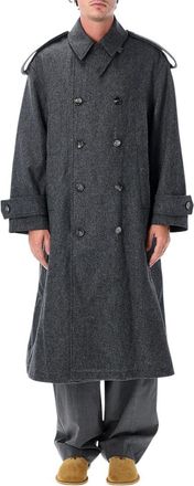 Ami Dark Grey Oversized Coat