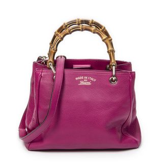 Gucci Small Bamboo Shopper Tote Schoudertas