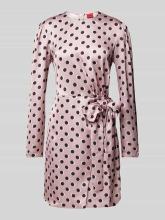 HUGO BOSS Minikleid in Wickel-Optik Modell Keyata in Black, Gr&ouml;&szlig;e 40