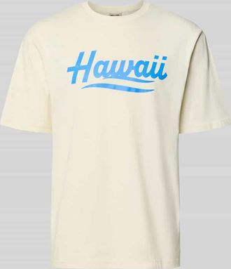 Only & Sons Relaxed Fit T-Shirt aus reiner Baumwolle Modell RICO in Offwhite, Gr&ouml;&szlig;e XXL