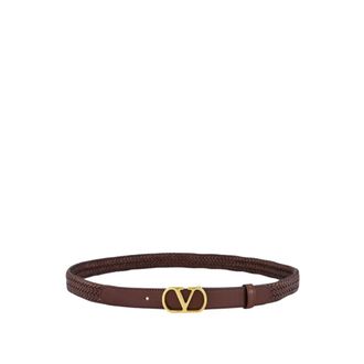 Valentino Garavani Heren, Accessoires, Bruin, Maat: 115 CM Leer