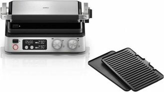 Braun Grill Multifonctions - Braun - Multi Grill 7 - 2000 W - 3 Positions De Chauffe - Noir/acier