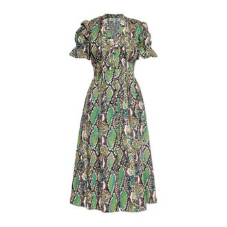 Diane Von F&uuml;rstenberg Kleedjes, Dames, Veelkleurig, S, Katoen, Jurk Erica