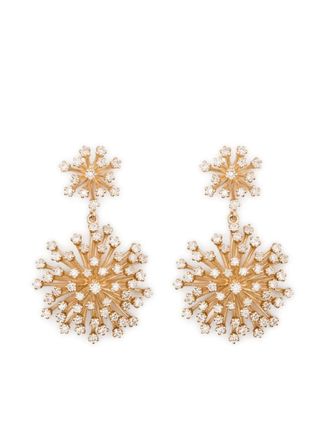 Sydney Evan Orecchini in oro giallo 14 carati con diamanti