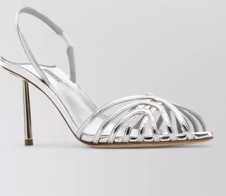 Le Silla embras leather sandals stiletto heel open toe